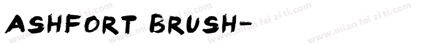Ashfort Brush字体转换